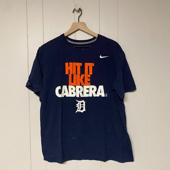 Men's Nike "Hit It Like Cabrera" Tee, Detroit Tigers, Large. - Picture 1 of 5